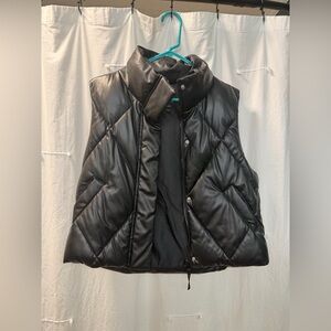 Black Quilted Women's Vest